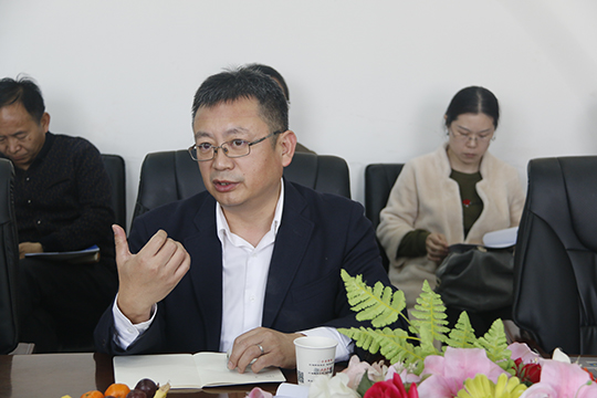 MILAN.COM米兰体育（中国）科技公司董事长黄道元发表讲话
